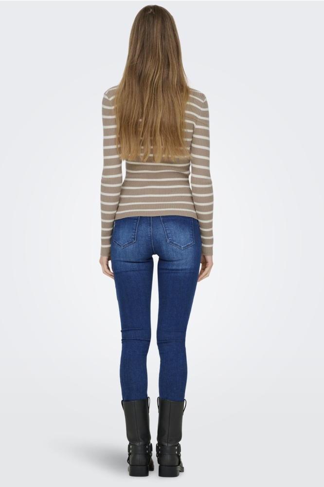 ONLLOUISA L/S PULLOVER KNT NCA 15344579 MOCHA MERINGUE